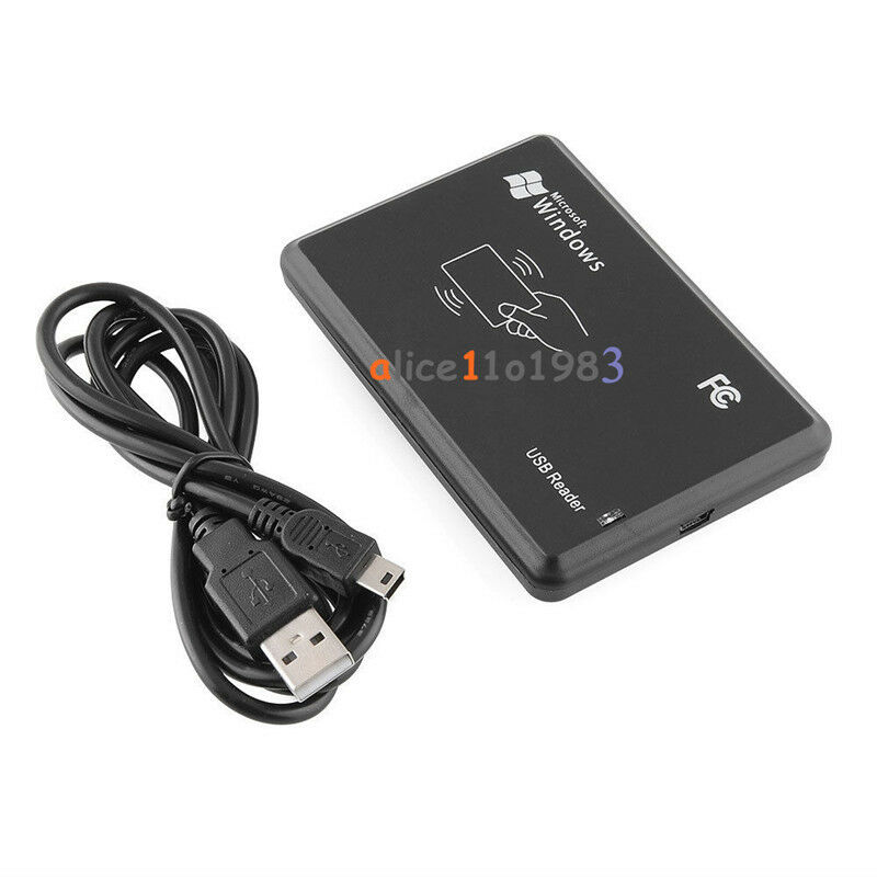 125khz Usb Rfid Contactless Proximity Sensor Smart Id Card Reader Em4100