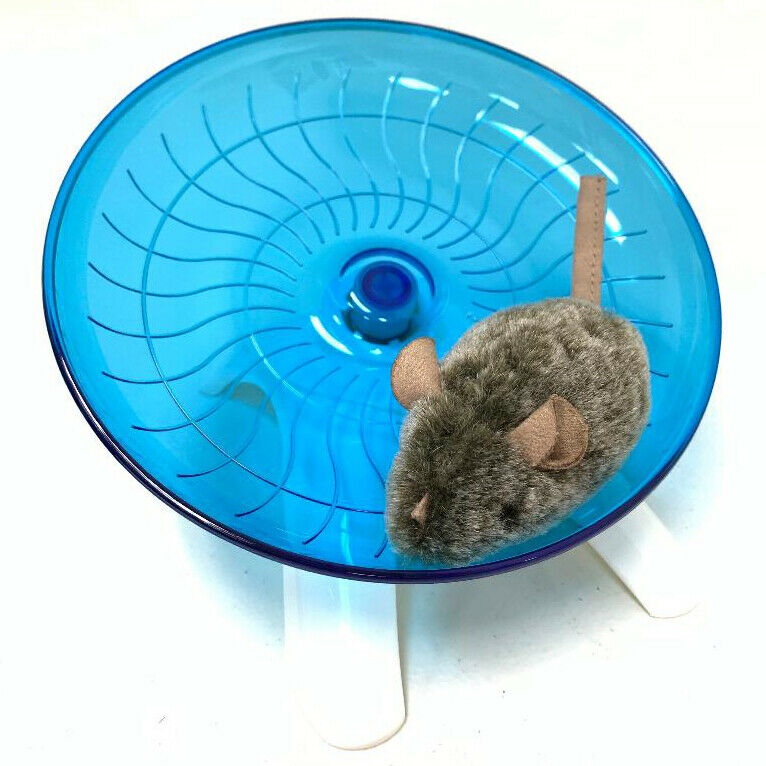 Hamster Flying Saucer Running & Spinning Exercise Wheel Degu Gerbils Rats & Mice