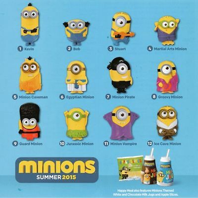 2015 Mcdonalds Minions Happy Meal Toys Choose Your Character Or Complete Set