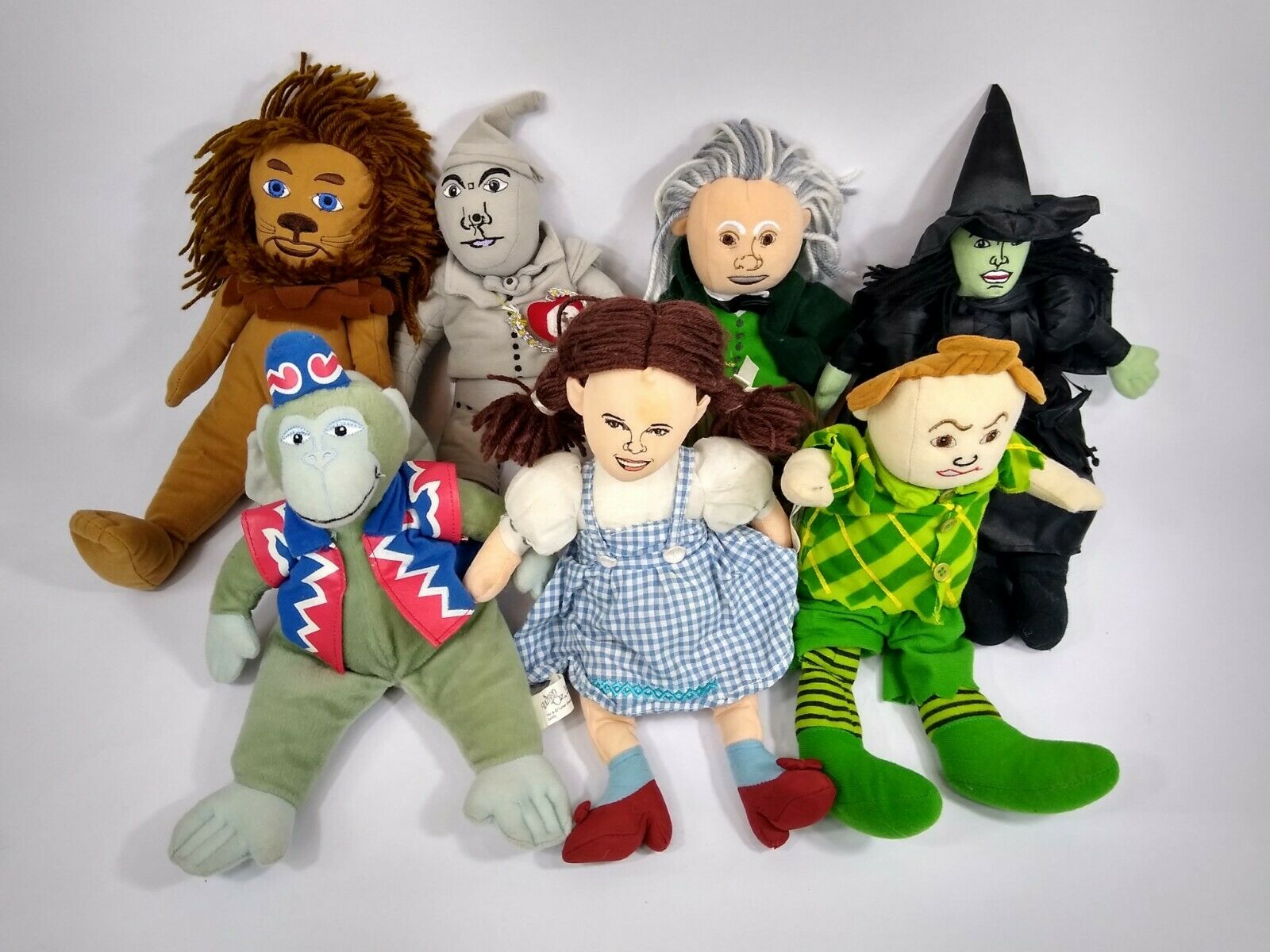 Nanco Wizard Of Oz Plush Doll Set Of 7 *please Read The Description*