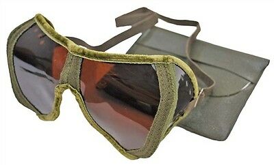 Stg Original German Army Waffen Army Dak Afrika Korp Dust Goggles Nos Goggle Ww2