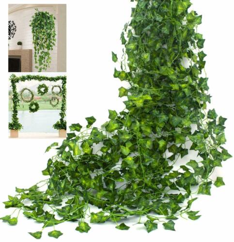 6x Artificial Ivy Leaf Plants Fake Hanging Garland Plant Vine Foliage Home Decor